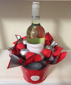 Wine and Chocolates in a Bucket